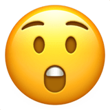 Shocked Emoji, Apple style