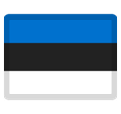 Flag: Estonia Emoji, Facebook style