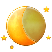 Waning Crescent Moon Emoji, Samsung style