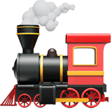 Locomotive Emoji, Apple style