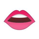 Mouth Emoji, Google style
