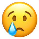 Tear Emoji, Apple style