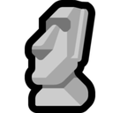 Moai Emoji, Microsoft style