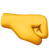 Right-Facing Fist Emoji, Apple style