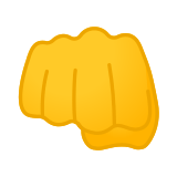 Oncoming Fist Emoji, Google style