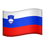 Flag: Slovenia Emoji, Apple style