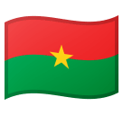 Flag: Burkina Faso Emoji, Microsoft style