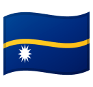 Flag: Nauru Emoji, Microsoft style