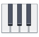 Musical Keyboard Emoji, Facebook style
