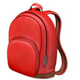 Backpack Emoji, Apple style