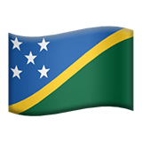 Flag: Solomon Islands Emoji, Apple style