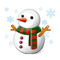 Snowman Emoji, Samsung style