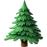 Evergreen Tree Emoji, Apple style