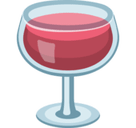 Wine Glass Emoji, Facebook style
