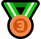 3rd Place Medal Emoji, Microsoft style