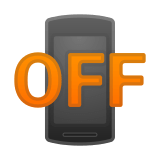 Mobile Phone Off Emoji, Google style