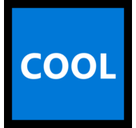 Cool Button Emoji, Microsoft style