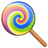 Lollipop Emoji, Apple style
