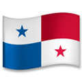 Flag: Panama Emoji, LG style