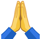 Praying Hands Emoji, Facebook style