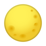 Full Moon Emoji, Google style
