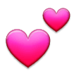Two Hearts Emoji, Samsung style