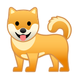 Dog Emoji, Google style