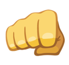 Fist Bump Emoji, Facebook style