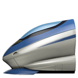 High-Speed Train Emoji, Apple style