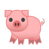 Pig Emoji, Google style