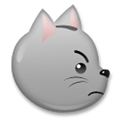 Pouting Cat Face Emoji, LG style