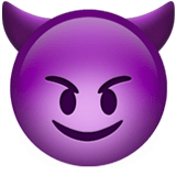 Devil Emoji, Apple style