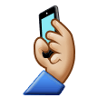 Selfie Emoji with Medium-Light Skin Tone, Samsung style