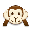 Hear-No-Evil Monkey Emoji, Samsung style