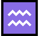 Aquarius Emoji, Microsoft style