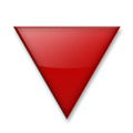 Red Triangle Pointed Down Emoji, LG style