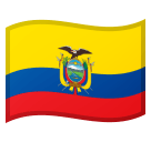 Flag: Ecuador Emoji, Microsoft style
