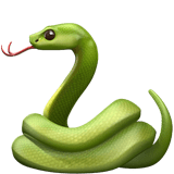 Snake Emoji, Apple style