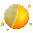 First Quarter Moon Emoji, Samsung style