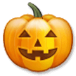 Jack-o-Lantern Emoji, Samsung style