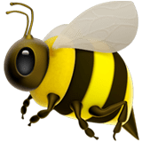 Bee Emoji, Apple style