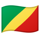 Flag: Congo - Brazzaville Emoji, Microsoft style