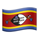 Flag: Swaziland Emoji, Apple style