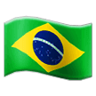 Flag: Brazil Emoji, Samsung style