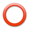 Heavy Large Circle Emoji, LG style