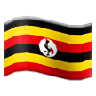Flag: Uganda Emoji, Samsung style