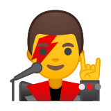 Man Singer Emoji, Google style