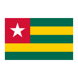Flag: Togo Emoji, Google style
