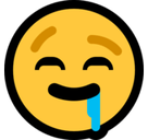 Drooling Emoji, Microsoft style