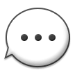 Speech Balloon Emoji, Samsung style